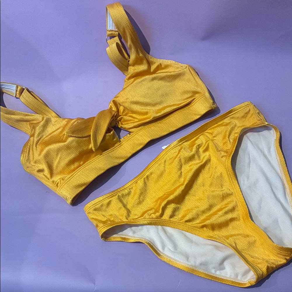 Golden Glow Bikini Set